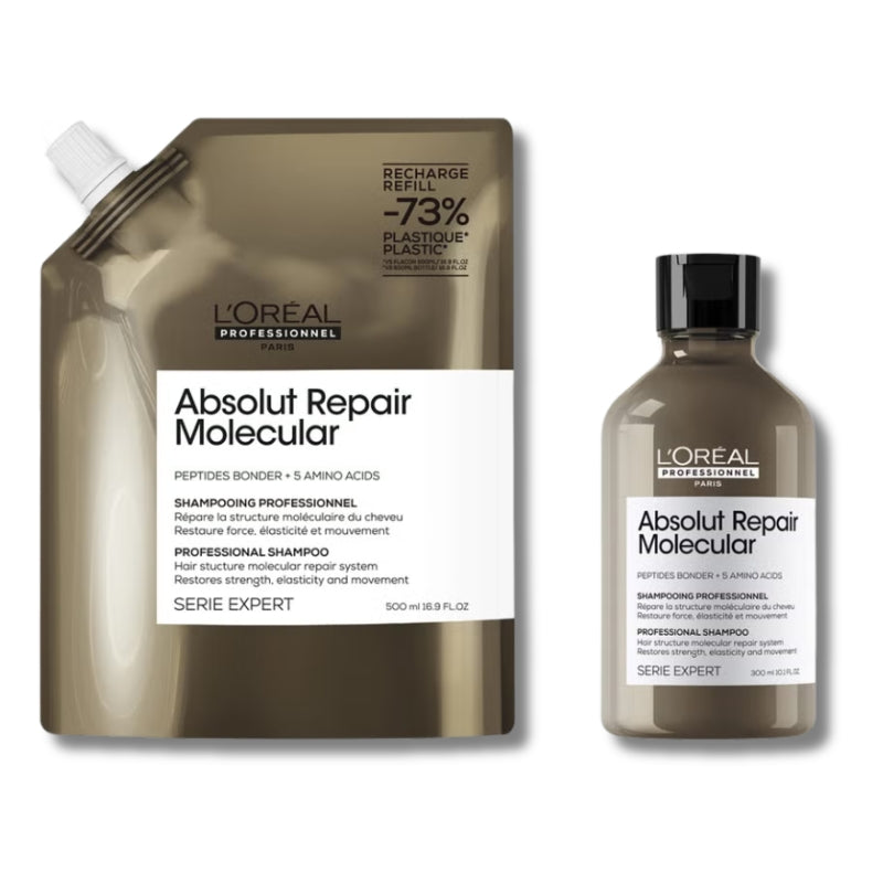 L’Oréal Professionnel Absolut Repair Molecular Shampoo 300ml and Refil ...