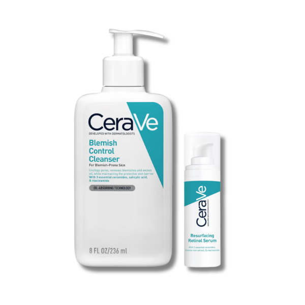 CeraVe Cleanse and Smooth Duo for Blemish-Prone Skin