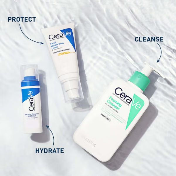 CeraVe Foaming Cleanser with Niacinamide for Normal to Oily Skin 236ml