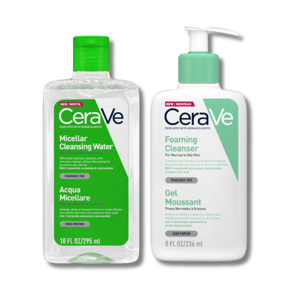 CeraVe Foaming Double Cleansing Duo