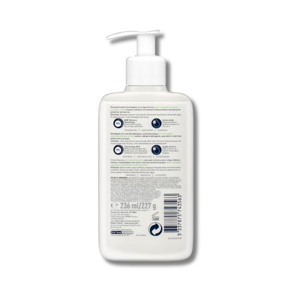 CeraVe Hydrating Cream-to-Foam Cleanser with Amino Acids for Normal to Dry Skin 236ml