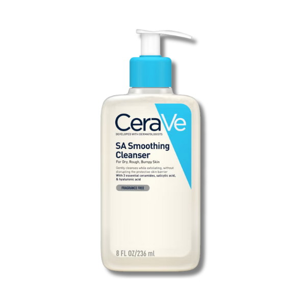 CeraVe SA Smoothing Cleanser with Salicylic Acid for Dry, Rough & Bumpy Skin 236ml