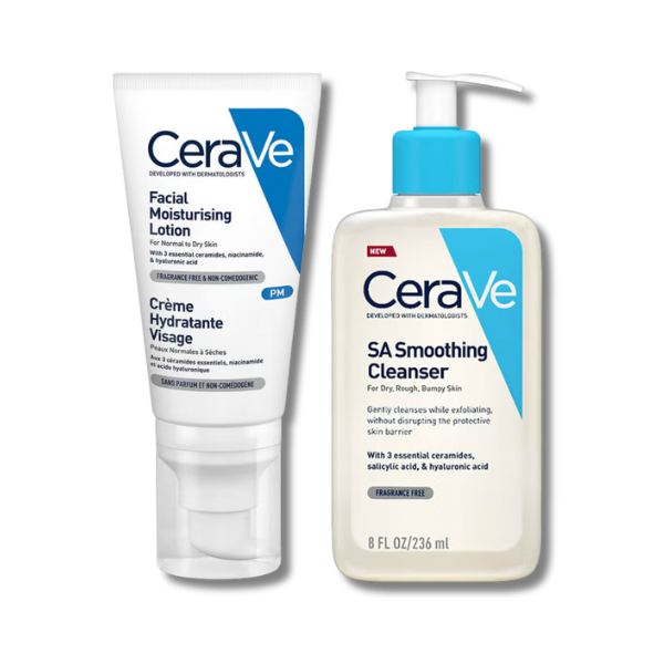 CeraVe Smoothing Skin Night Time Bundle