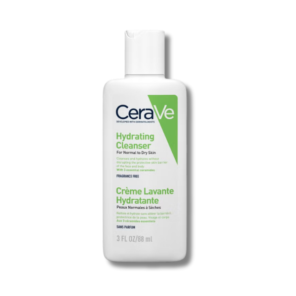 CeraVe Travel Size Hydrating Cleanser for Normal to Dry Skin 88ml