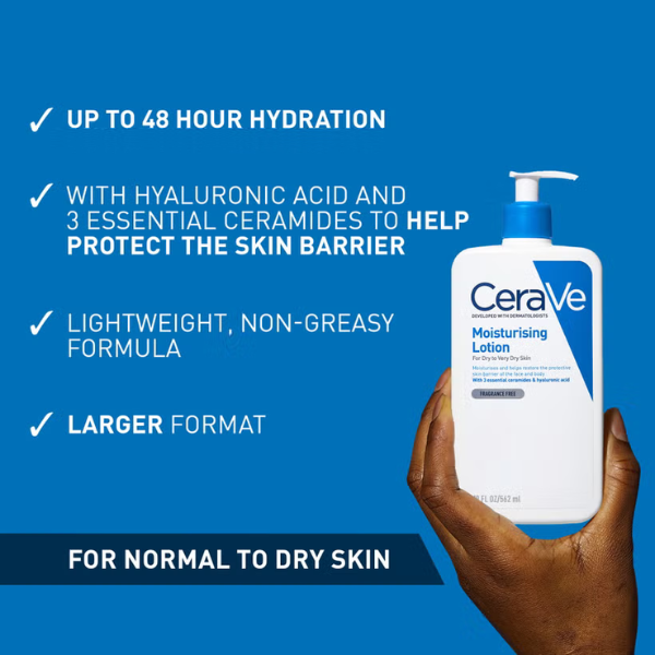 CeraVe Travel Size Moisturising Lotion for Dry Skin 88ml