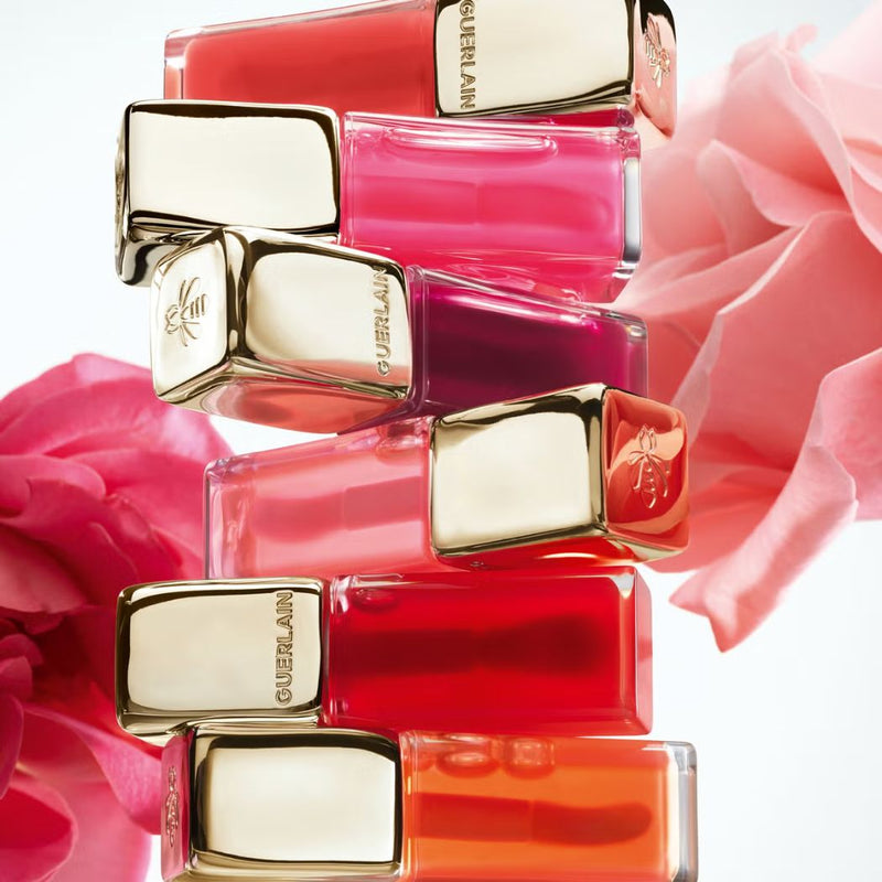 GUERLAIN KissKiss Bee Glow 92% Natural-Origin Honey Tint Lip Oil 41g (Various Shades)