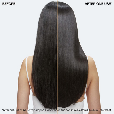 Redken All Soft Shampoo 75ml, Conditioner 30ml and Leave-in Treatment 150ml Bundle for Dry and Brittle Hair (Worth £33.82)