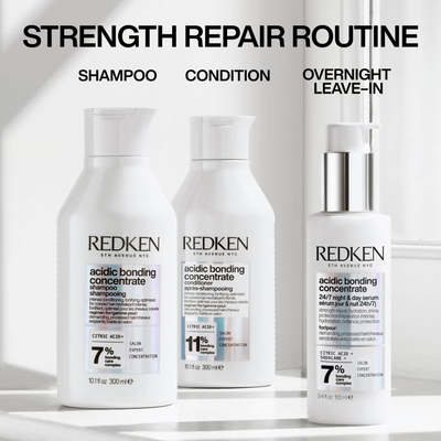 Redken Acidic Bonding Concentrate 24/7 Night and Day Hair Serum, Repair & Strengthen Damaged Hair 100ml