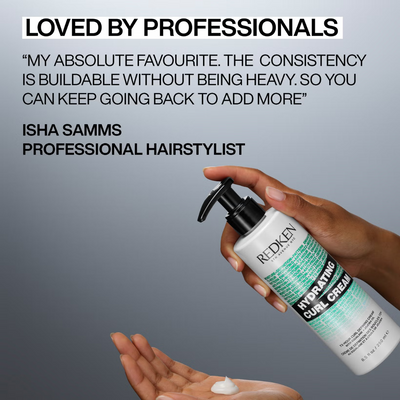 Redken Hydrating Curl Cream for Curly & Coily Hair, Up To 72-Hour Curl Defining Cream, Enhance Curl Pattern 250ml