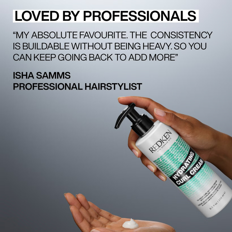 Redken Hydrating Curl Cream for Curly & Coily Hair, Up To 72-Hour Curl Defining Cream, Enhance Curl Pattern 250ml