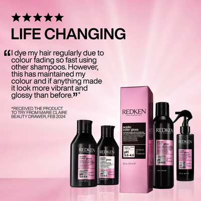 Redken Acidic Color Gloss Sulphate-Free Shampoo and Conditioner 500ml, Colour Protection Routine for Glass-Like Shine Bundle