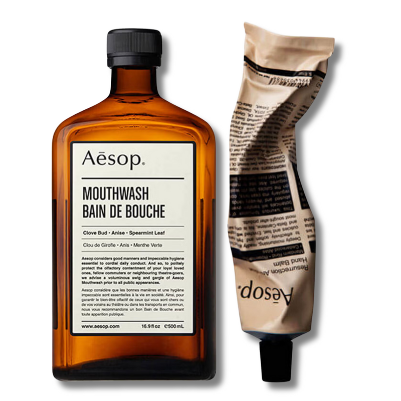 Aesop Hand Balm and Mouthwash Duo