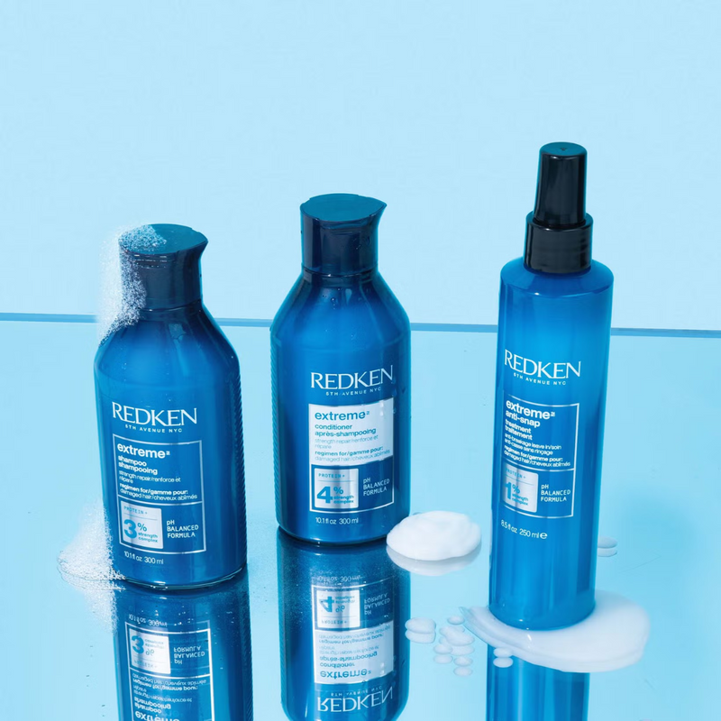 Redken Extreme Shampoo 300ml and Conditioner 300ml Bundle for Damaged Hair, with Protein and Strength Complex