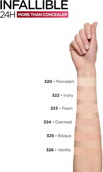 L'Oréal Paris Infallible More Than Concealer - 322 Ivory