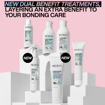 Redken Acidic Bonding Concentrate Shampoo, Conditioner and 5-Minute Liquid Hair Mask Bond Repair Bundle
