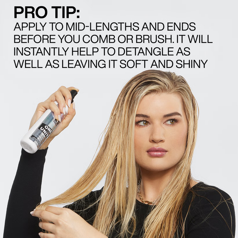 Redken Acidic Bonding Concentrate Shampoo and Conditioner with One United Spray Bundle for Healthy Looking Hair