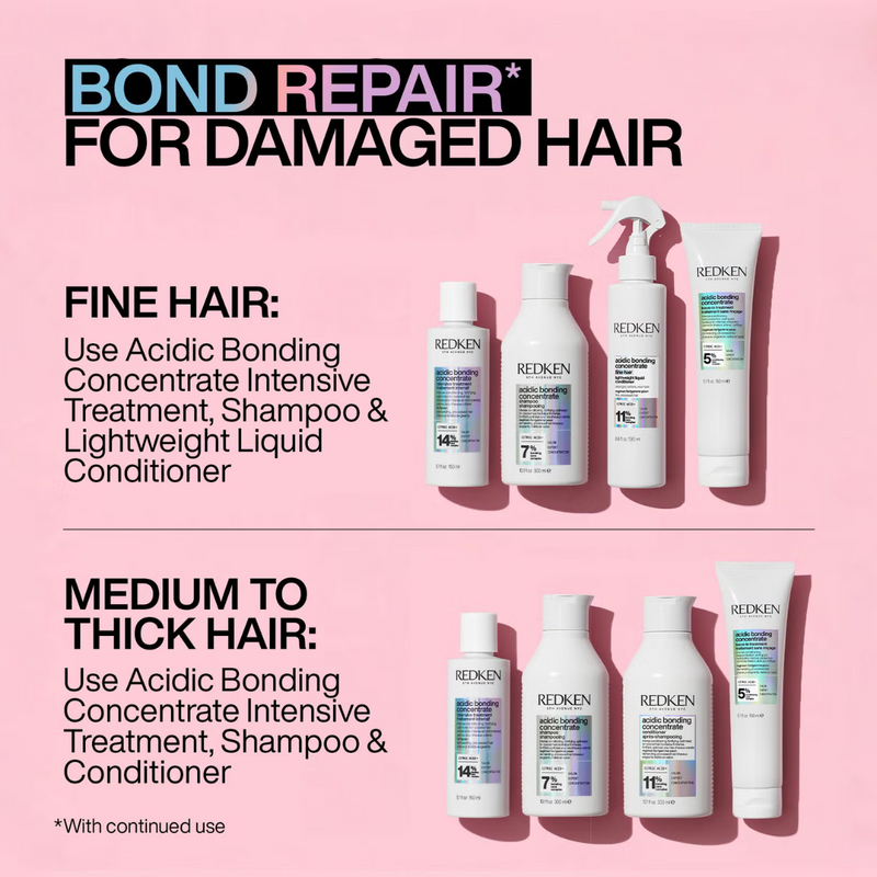 Redken Acidic Bonding Concentrate Lightweight Liquid Conditioner for Fine Hair 190ml