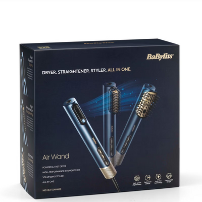 BaByliss Air Wand Hair Dryer, Straightener and Styler All-in-One
