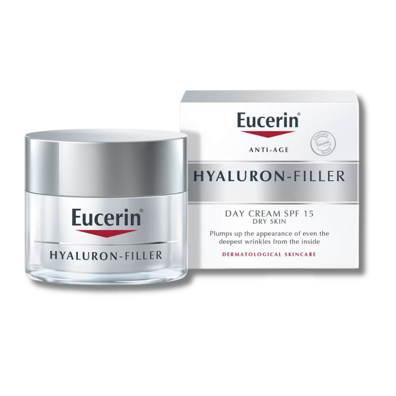 Eucerin® Anti-Age Hyaluron-Filler Day Cream for Dry Skin SPF15 + UVA Protection (50ml)