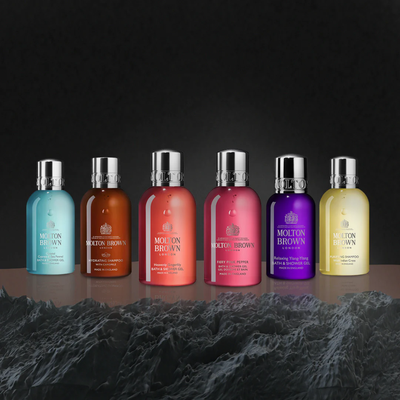 Molton Brown Luxury Bath & Shower Gel Discovery Set – 6 Fragrance Collection (6 x 30ml)