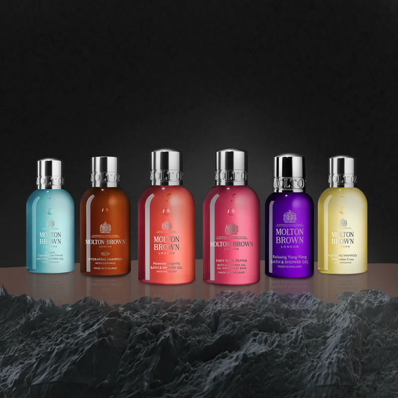 Molton Brown Luxury Bath & Shower Gel Discovery Set – 6 Fragrance Collection (6 x 30ml)