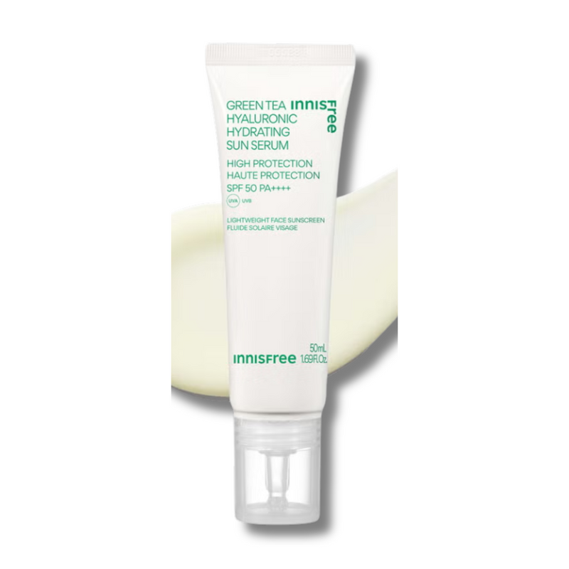 INNISFREE Green Tea Hyaluronic Moist Sun Serum SPF50 50ml