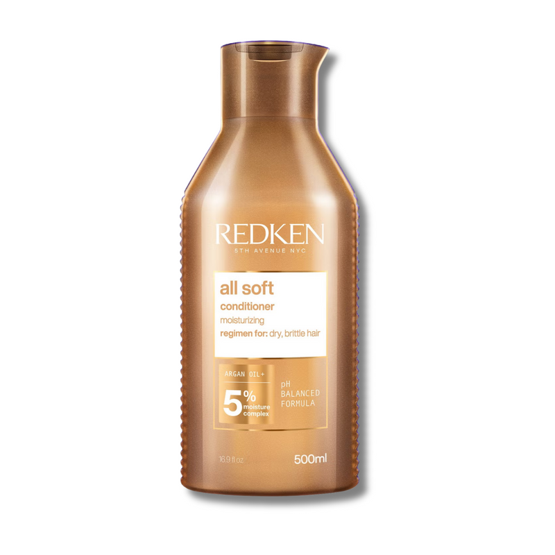 Redken All Soft Conditioner For Dry, Brittle Hair with Argan Oil, Supersize 500ml