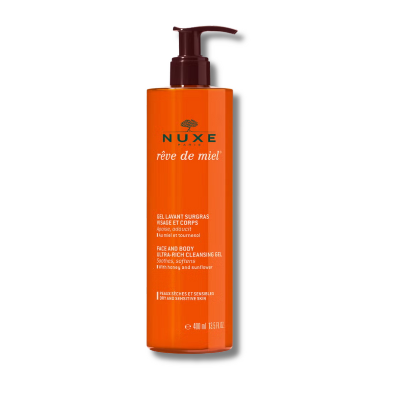 NUXE Reve de Miel Face and Body Ultra-Rich Cleansing Gel 400ml