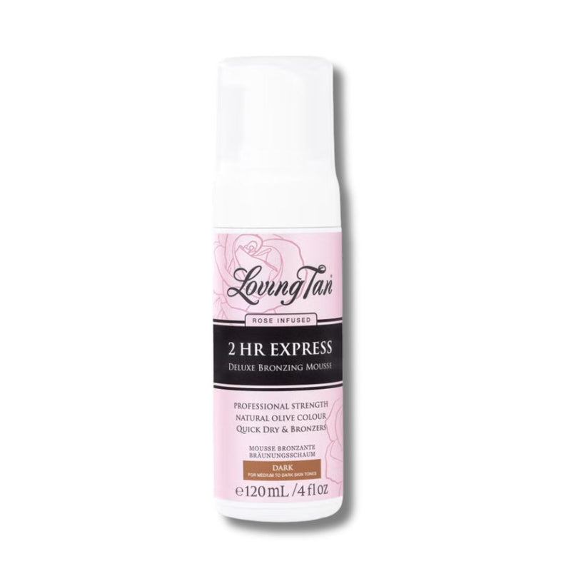 Loving Tan Rose 2HR Express Mousse 120ml- Dark