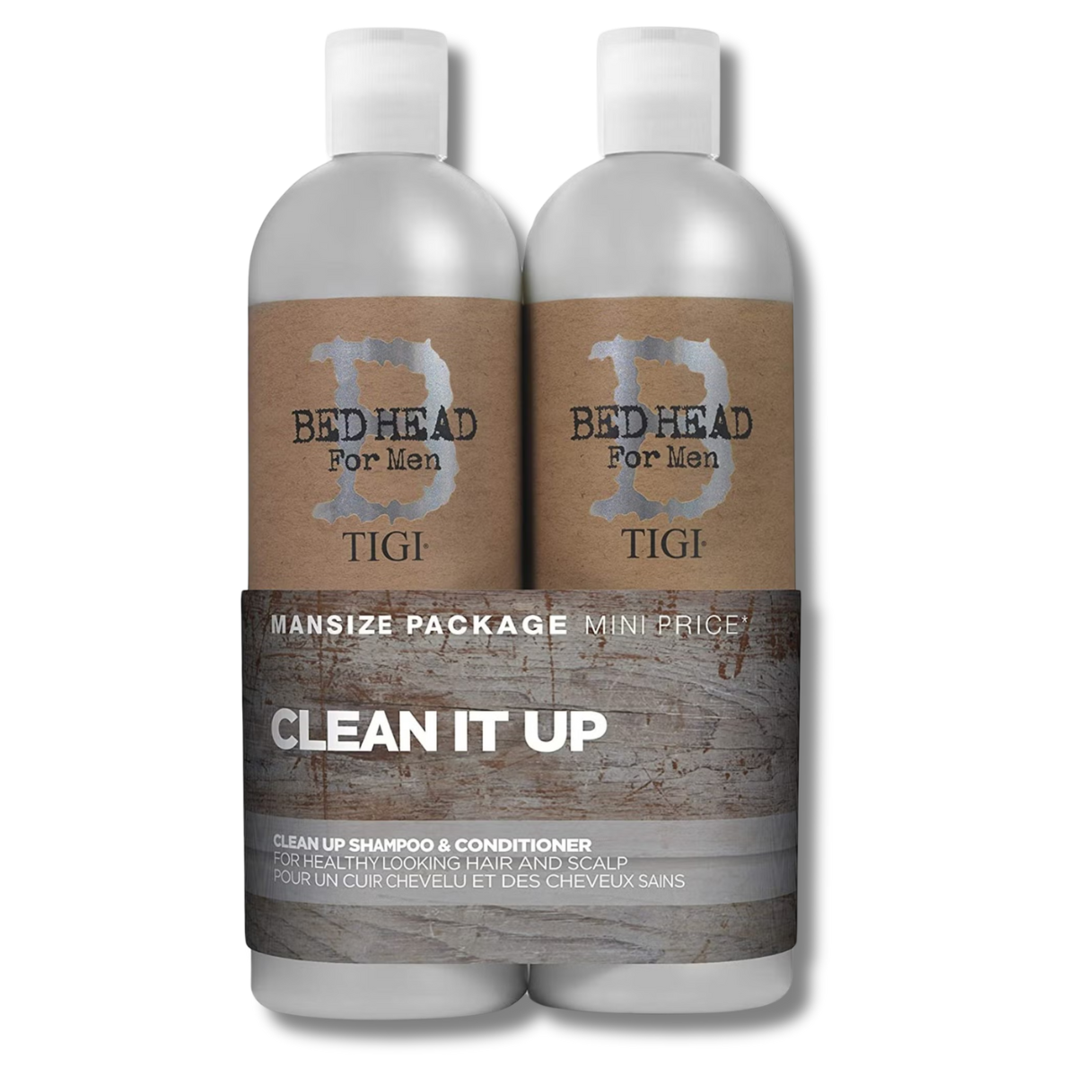 TIGI B For Men Clean Up Tween Duo 2 x 750ml – Beaut Flo