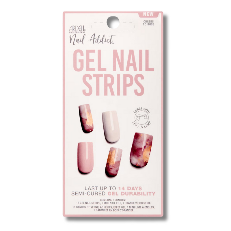 Ardell LED Gel Nail Art Strips  - Cupids Bow