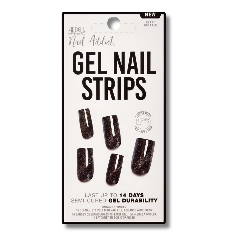 Ardell LED Gel Nail Art Strips  - Heart Breaker