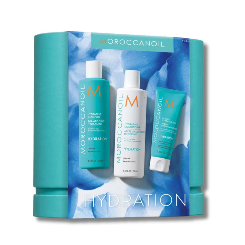 Moroccanoil Hydrating Shampoo and Conditioner Set with Free Intense Hydrating Mask 75ml