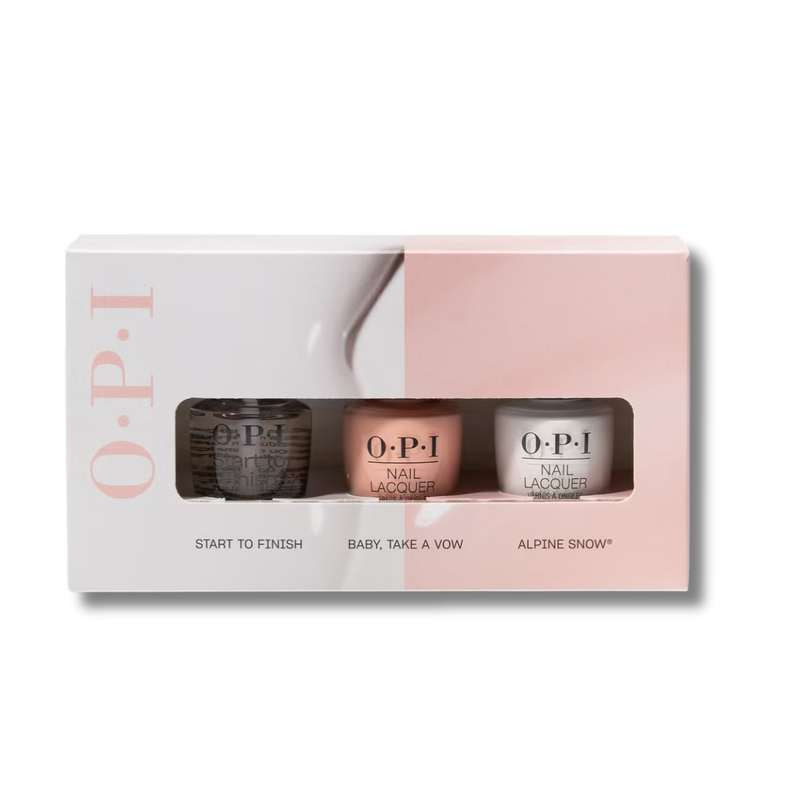 OPI Nail Lacquer French Manicure Kit Gift Set - 3 x 15ml (Worth £50.70)