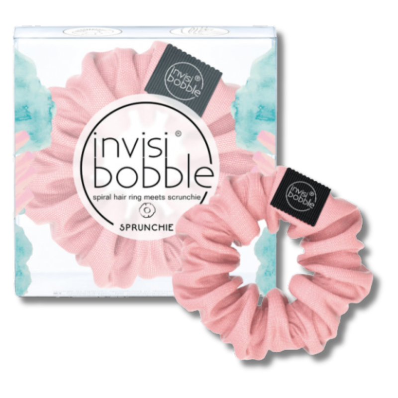 Invisibobble Sprunchie Spiral Hair Ring Scrunchie - No Morals, But Corals