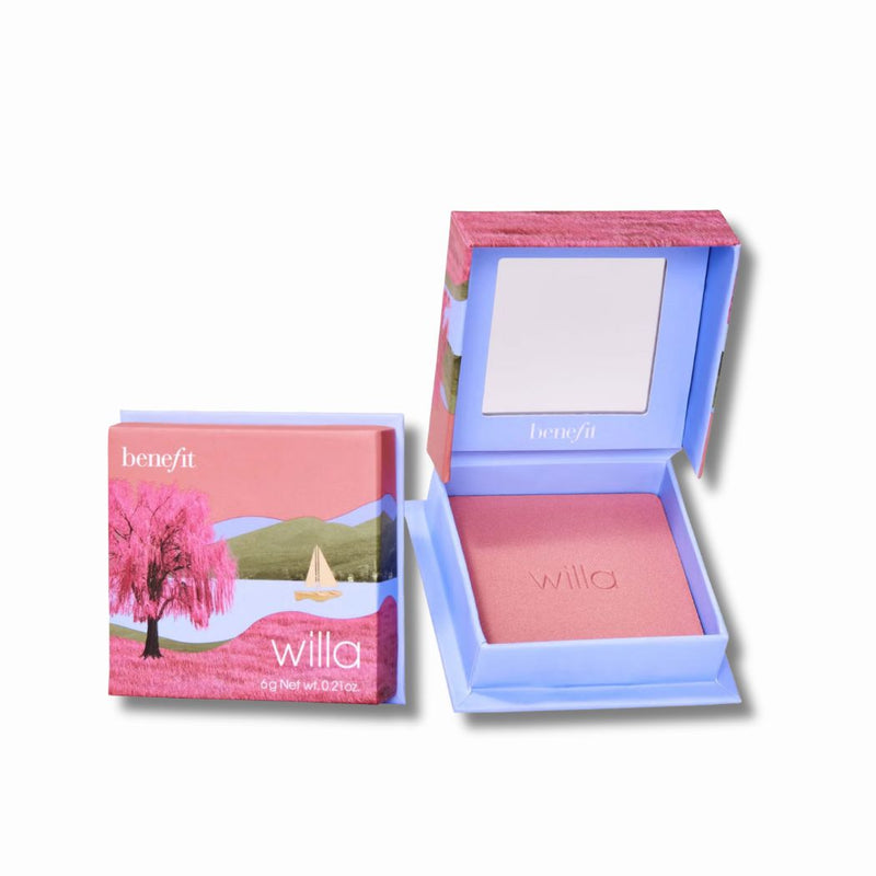 benefit Mini Willa Nude Blush Powder - Soft Neutral-Rose 2.5g