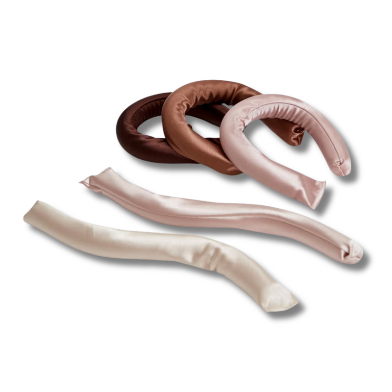 Kitsch Satin Wrapped Flexi Rods - Rosewood