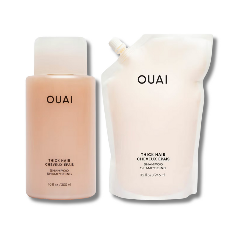 OUAI Thick Shampoo and Refill Bundle