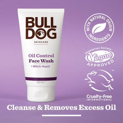 Bulldog Skincare Oil Control Face Wash 150ml
