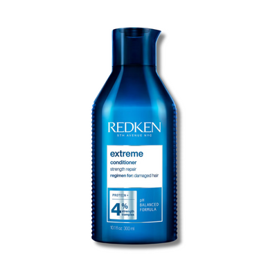Redken Extreme Shampoo 300ml and Conditioner 300ml Bundle for Damaged Hair, with Protein and Strength Complex