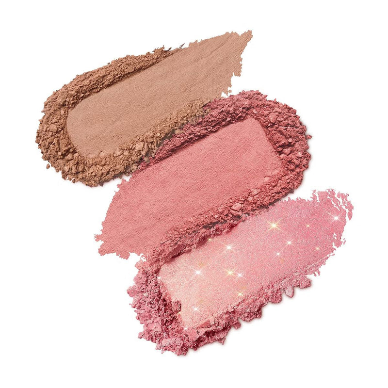 KIKO Milano Multi Finish Trio Blush & Bronzer Palette 7g (Various Shades)