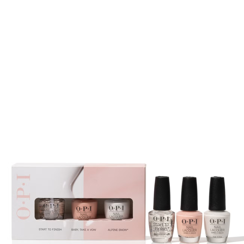 OPI Nail Lacquer French Manicure Kit Gift Set - 3 x 15ml (Worth £50.70)
