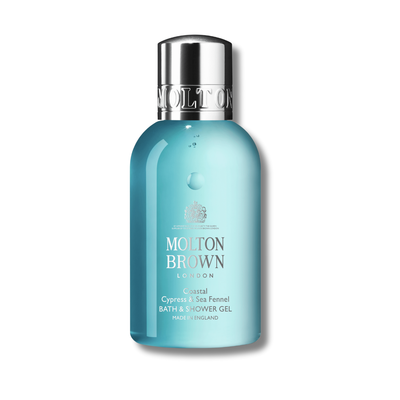 Molton Brown Bath & Shower Gel Duo – Coastal Cypress & Sea Fennel + Tobacco Absolute (2 x 100ml)