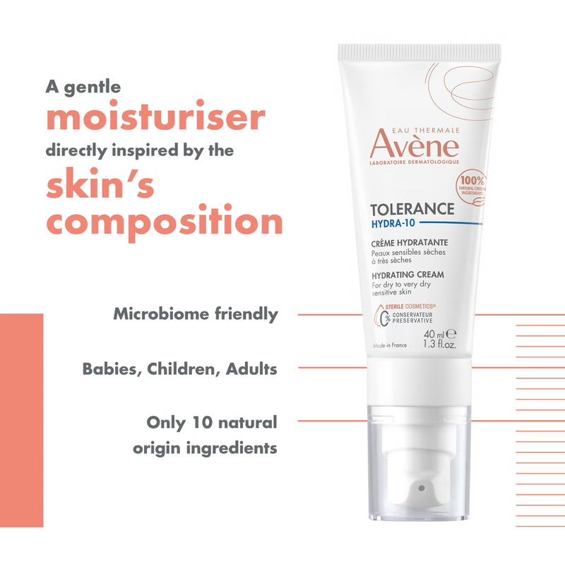 Avène Tolerance Hydra-10 Moisturising Cream for Sensitive Skin 40ml