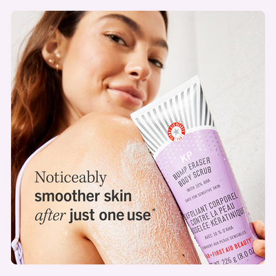 First Aid Beauty KP Bump Eraser Body Scrub with 10% AHA 226g
