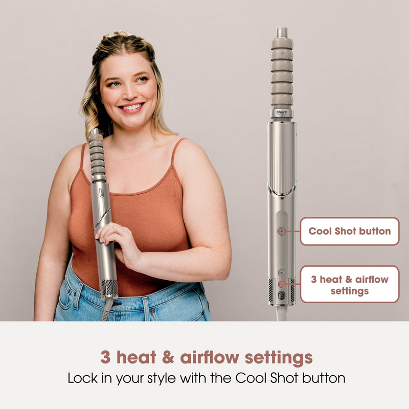 Shark Beauty FlexStyle 4-in-1 Air Styler and Hair Dryer - Stone