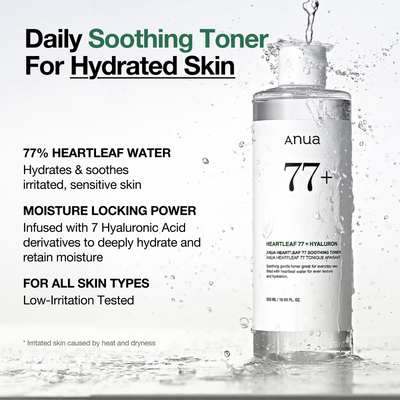Anua Heartleaf 77% Soothing Toner 250ml