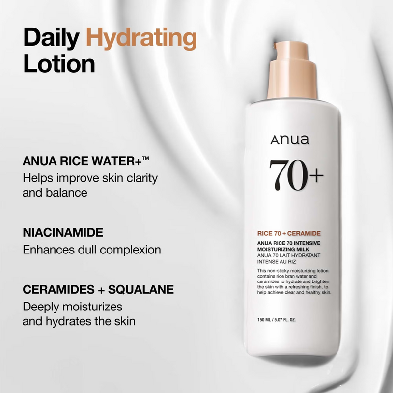 Anua Rice 70 Intensive Moisturising Milk 150ml