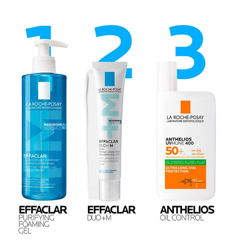 La Roche-Posay Effaclar Purifying Foaming Gel Cleanser for Oily, Blemish-Prone Skin 200ml