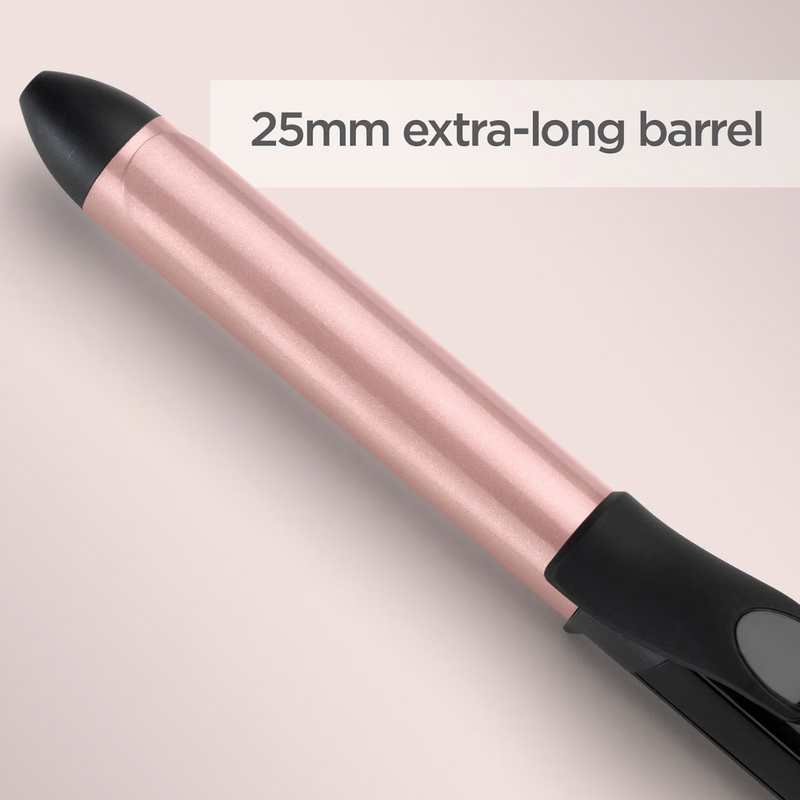 BaByliss 25mm Curling Tong - Rose Quartz
